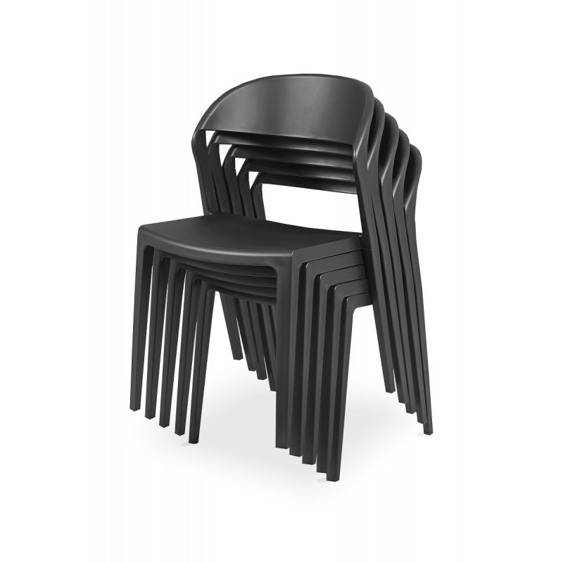 krzesła kawiarniane plastikowe na zewnątrz